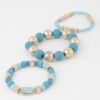 Multi-Stone Beaded Bracelet – Colorful Textured Beads