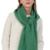 Cable Knit Scarf – Solid Textured Design
