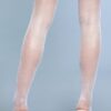 1931 Fishnet Thigh Highs – Solid Thigh Band