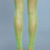 1931 Fishnet Thigh Highs – Solid Thigh Band