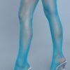 1931 Fishnet Thigh Highs – Solid Thigh Band