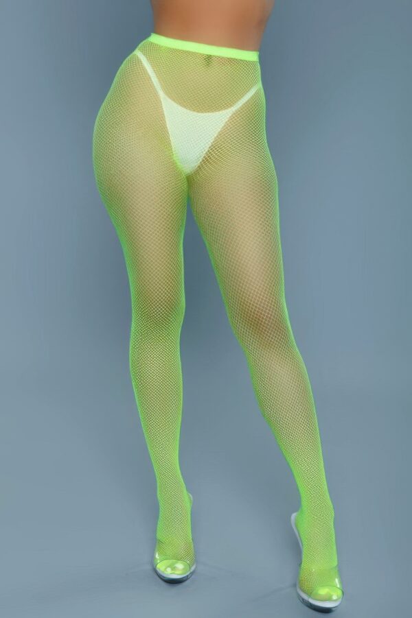 Up All Night Fishnet Pantyhose – Elastic High-Waist