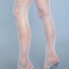 1915 Fishnet Back-Seam Thigh Highs – Vintage-Inspired
