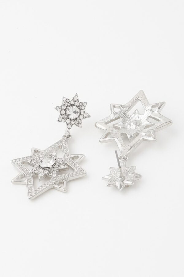 Star Dangle Earrings – Polished Sparkle Drop