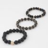 Triple-Star Beaded Bracelet – Rounded Silhouette