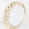 Geometric Open Cuff Bracelet – Polished Metal