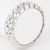 Geometric Open Cuff Bracelet – Polished Metal