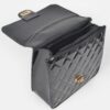 Quilted Enamel Mini Backpack – Structured Silhouette