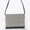 Oversized Faux Suede Rhinestone Crossbody Bag