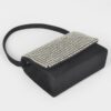 Oversized Faux Suede Rhinestone Crossbody Bag