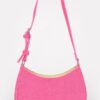 Hot-Fix Rhinestone Shoulder Bag – Structured Shine