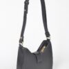 Vegan Metal Buckle Shoulder Bag – Structured Chic