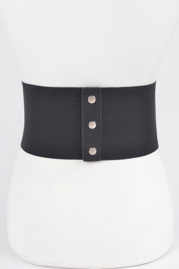 Rhinestone Corset Elastic Belt – Wide Waist Cincher
