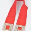Rhinestone Buckle Elastic Mid-Width Belt