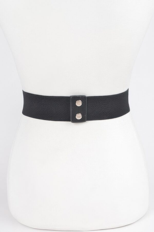 Plus Size Multi-Rhinestone Elastic Waist Belt