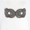 Plus Size Multi-Rhinestone Elastic Waist Belt