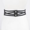 Plus Size Rhinestone Corset Elastic Waist Belt