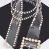 Plus Size Clear Belt with Rhinestone Buckle