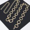 Round Chain Plus Size Metal Belt – Polished Finish