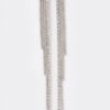 Rhinestone String Drop Earrings – Long Vertical