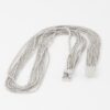 Layered Cubic Rhinestone Necklace – Multi-Strand Shine