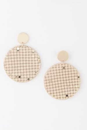 Sequin Plate Earrings – Lightweight Shimmer Discs