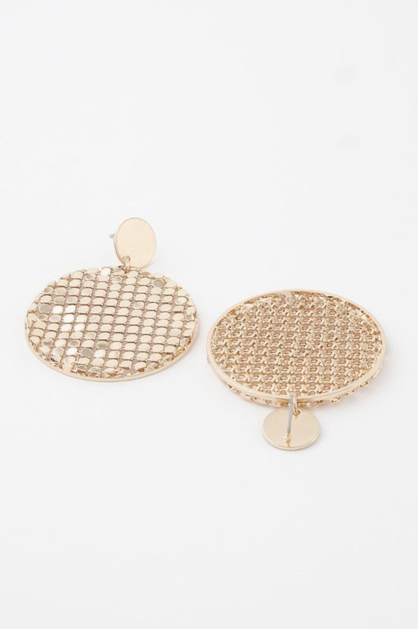 Sequin Plate Earrings – Lightweight Shimmer Discs