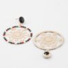 Jeweled Snowflake Drop Earrings – Sparkling Motif