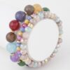 Triple-Strand Crystal Beaded Bracelet – Layered Sparkle