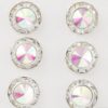 Multi Jeweled Stud Earrings Set – Faceted Stone Studs