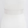 Faux Bamboo Buckle Belt – Wide PVC Waist Belt