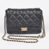 Quilted Faux Leather Flap Bag – Compact Top-Handle