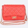 Quilted Faux Leather Flap Bag – Compact Top-Handle