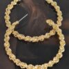 Chain Hoop Earrings – Polished Chain-Link Design