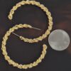 Chain Hoop Earrings – Polished Chain-Link Design