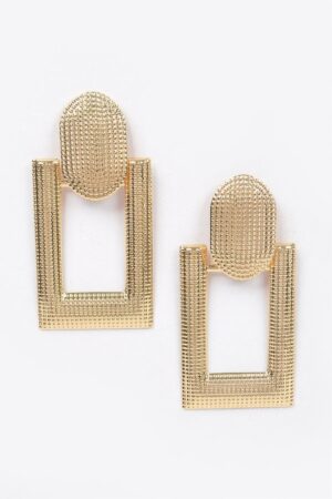 Sculptural Statement Earring – Polished Silhouette