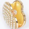 Heart-Shaped Rhinestone Party Clutch