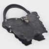 Faux Leather Butterfly Bag – Structured Top-Handle