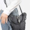 Faux Leather Butterfly Bag – Structured Top-Handle