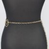 Heart & O-Ring Metal Chain Belt – Adjustable Chain-Link