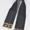 Wide Elastic Waist Belt with Metal Buckle