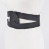 Wide Faux Leather Elastic Waist Belt