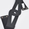 Wide Faux Leather Elastic Waist Belt