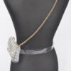 Clear Rhinestone Belt Bag – Plus-Size Adjustable Chain