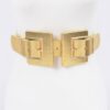 Wide Two-Buckle Elastic Waist Belt – Plus Size