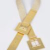 Wide Two-Buckle Elastic Waist Belt – Plus Size