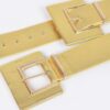 Wide Two-Buckle Elastic Waist Belt – Plus Size