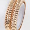 Two-Piece Metal Bangle Set – Smooth Stackable Bangles