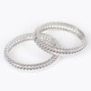 Two-Piece Metal Bangle Set – Smooth Stackable Bangles