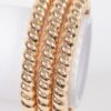 Three-Piece Metal Bangle Set – Polished Finish